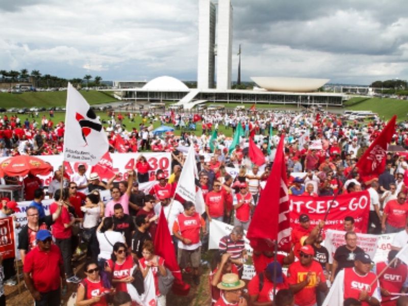Mobilização em Brasília, em de 07 de Abril