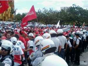 Manifestação em Brasília contra o PL 4330, no dia 04 de setembro