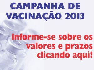 Campanha de Vacinação 2013