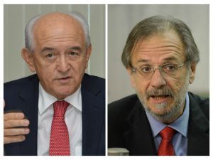 Ministro do Trabalho, Manoel Dias, e o Secretário Geral da Presidência da República, Miguel Rossetto