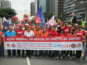 Sindicalismo brasileiro aquece os motores para o Dia mundial em defesa do direito de greve