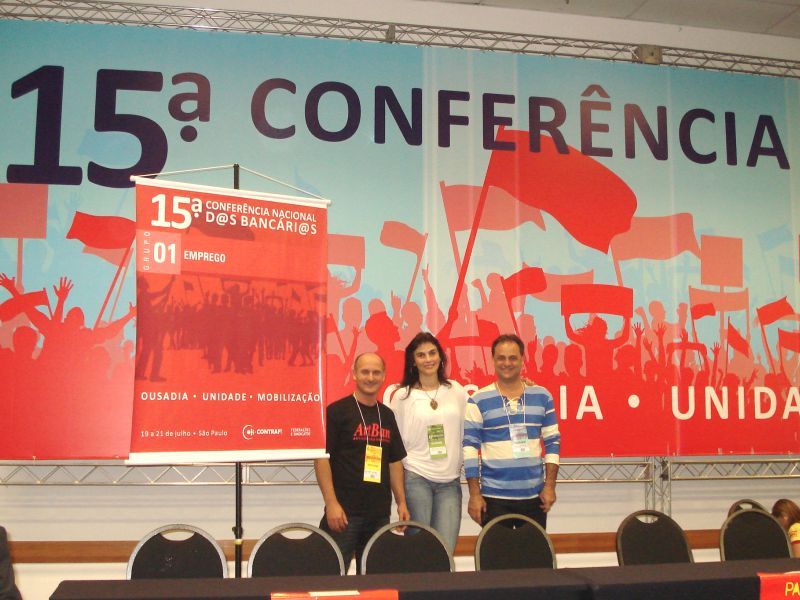 SEEB Patos de Minas na 15ª Conferência Nacional dos Bancários