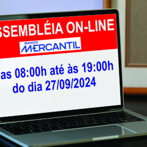 Assembleia online na sexta-feira irá tratar sobre ACT e PLR do Banco Mercantil