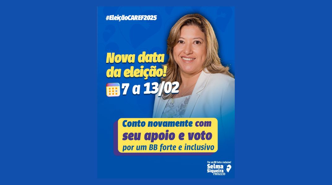 Eleição para Caref é retomada a partir desta sexta (7); participe!