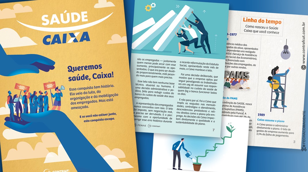 Cartilha subsidia luta em defesa do Saúde Caixa