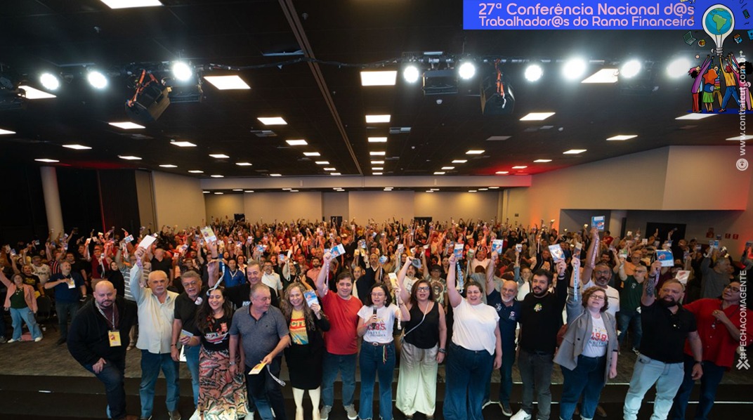 Bancários definem resoluções em defesa da soberania nacional, da democracia e da categoria e ato em defesa do Banco do Brasil