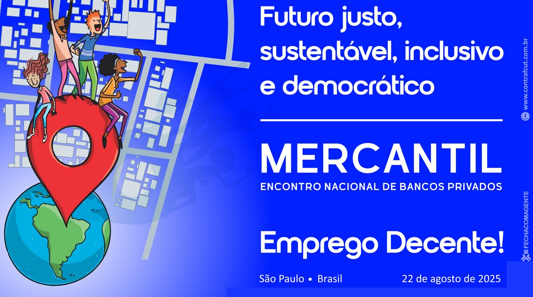 Encontro Nacional dos Funcionários do Banco Mercantil será realizado no dia 22 de agosto