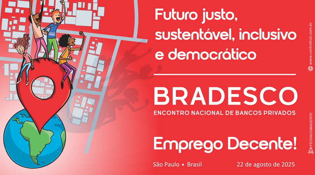 Encontro Nacional dos Funcionários do Bradesco acontece em 22 de agosto em São Paulo