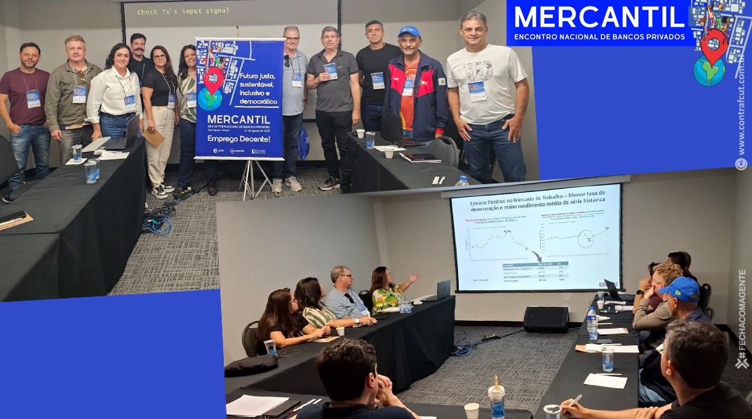 Encontro Nacional define minuta de reivindicações dos trabalhadores do Banco Mercantil do Brasil