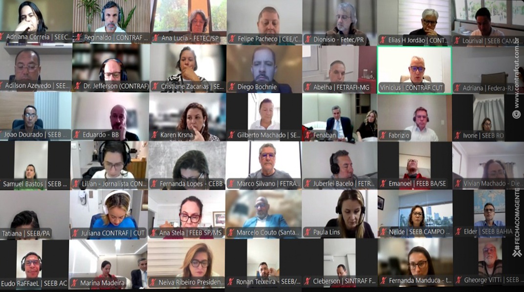 Comando Nacional e Fenaban discutem riscos de contaminação de trabalhadores por bisfenol