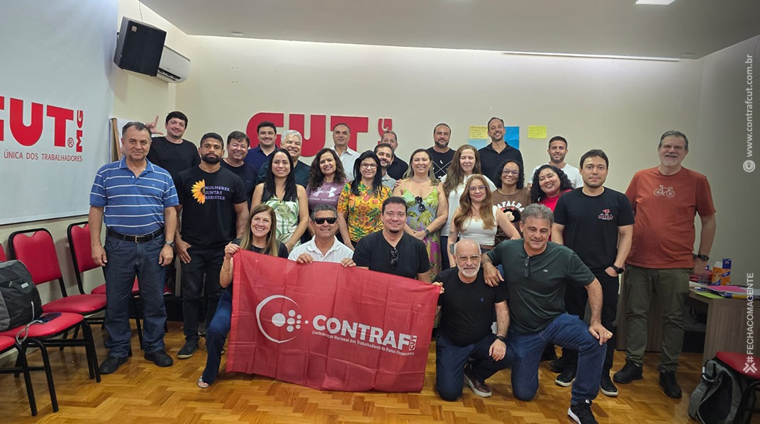 Dirigentes da Fetrafi-MG participam do segundo módulo de formação da Contraf-CUT